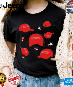 Floating MAGA Hats Make America Great Again Star T shirts