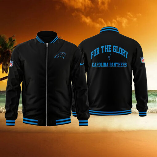 For The Glory Of Carolina Panthers NFL Bomber Jacket1