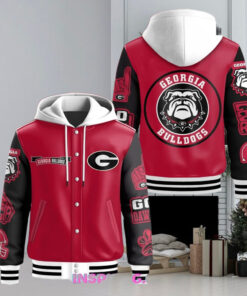 Georgia Bulldogs Limited Hooded Varsity Jacket – Official Georgia Bulldogs Fan Apparel, UGA Spirit Wear, Limited Edition Hooded Varsity Jacket