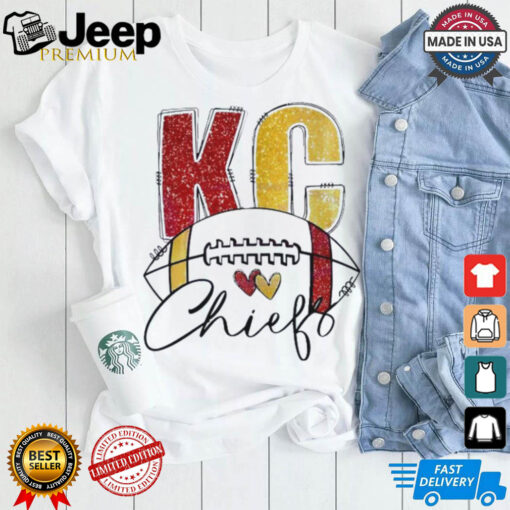 Glitter Kc Chiefs Football Game Day T Shirt