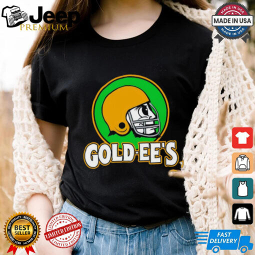 Gold ee’s X Buc ee’s logo shirt
