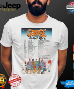 Goose Everything Must Go Summer Tour 2025 T shirts