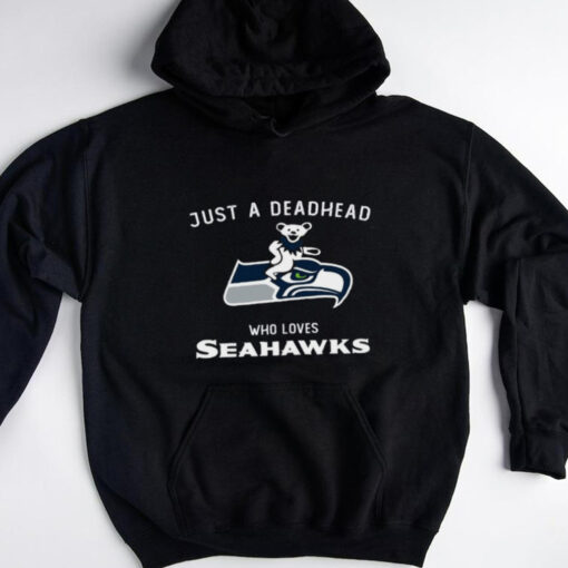Grateful Dead Just A Deadhead Who Loves Seattle Swhawks Shirt