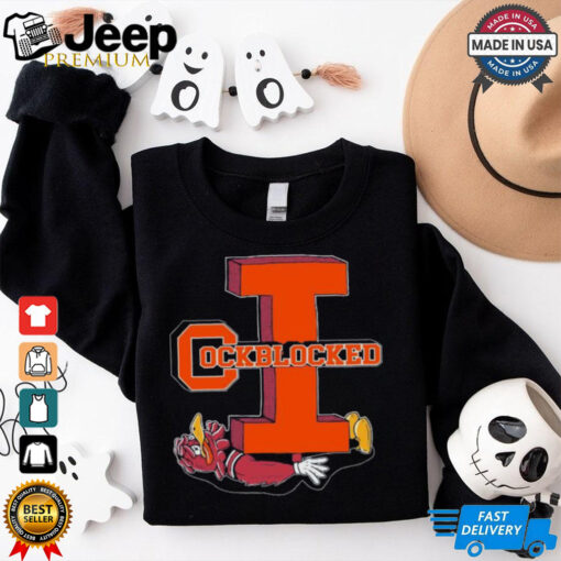 Illinois Fighting Illini South Carolina Gamecocks Football Cockblocked Mascot T shirts