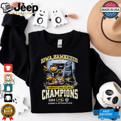 Iowa Hawkeyes Transperfect Music Bowl Champions 2025 shirt