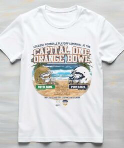 Irish Vs Lions Battle By The Beach CFP Orange Bowl 2025 Shirt