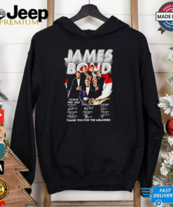 James Bond 1962 2025 thank you for the memories shirt