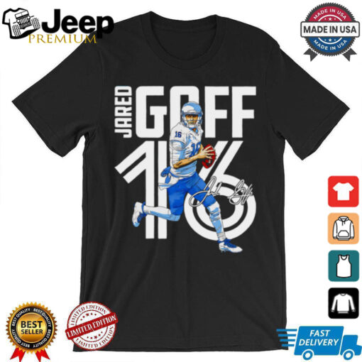 Jared Goff Detroit Lions NFL player shirt