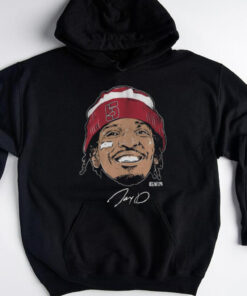Jayden Daniels Face Bandage Signature Shirt