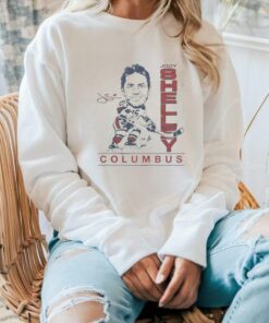 **Jody Shelley Columbus Blue Jackets Signature T-Shirt** – Celebrate the legacy of Jody Shelley, a fan-favorite enforcer of the Columbus Blue Jackets, with this signature T-shirt. Featuring bold graphics and Shelley's iconic signature, this shirt is perfect for any true Blue Jackets supporter.