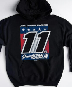 Joe Gibbs Racing Team Denny Hamlin Name & Number Tri Blend Shirt