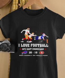 Josh Allen Fly I Love Football Afc East Champions 2024 shirt