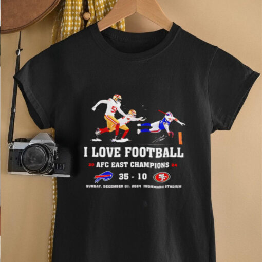 Josh Allen Fly I Love Football Afc East Champions 2024 shirt