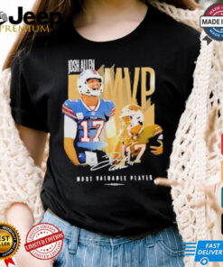 Josh Allen MVP Most Valuable Player Buffalo Bills Signature shirt