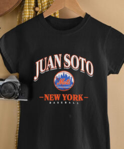 Juan Soto New York Mets arched wordmark shirt