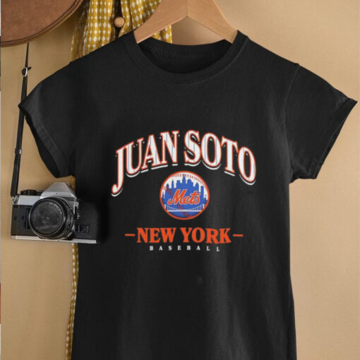 Juan Soto New York Mets arched wordmark shirt