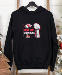 Kansas City Chiefs 2025 Super Bowl LIX Champions NFL Trophy Graphic Shirt