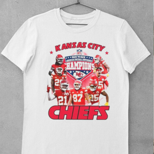 Kansas City Chiefs AFC Champions 2024 Back To Back NFL T Shirt