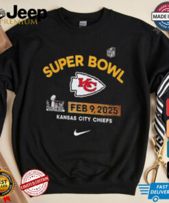 Kansas City Chiefs FEB 9 2025 Super Bowl Participant Authentic shirt