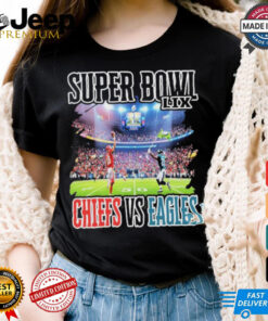 Kansas City Chiefs Vs. Eli Ricks Philadelphia Eagles Super Bowl LIX Showdown 2025 T Shirts