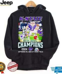 Kansas State Wildcats 2024 Rate Bowl Champions mascot shirt