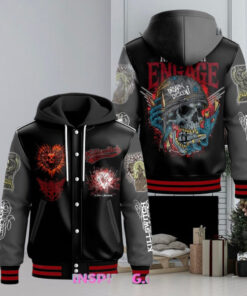 Killswitch Engage Special Edition Hooded Varsity Jacket – Official Killswitch Engage Merchandise, Metal Band Apparel, Limited Edition Hooded Varsity Jacket