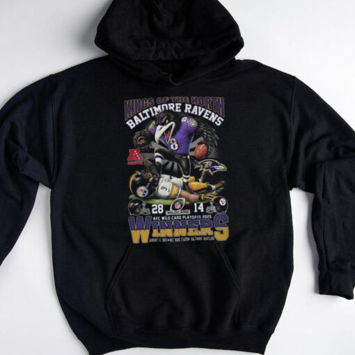 Kings Of The North Baltimore Ravens AFC Wild Card Playoff 2025 Winners Limited T Shirt