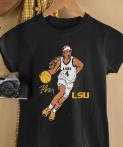 LSU Basketball Flau’jae Johnson superstar pose shirt