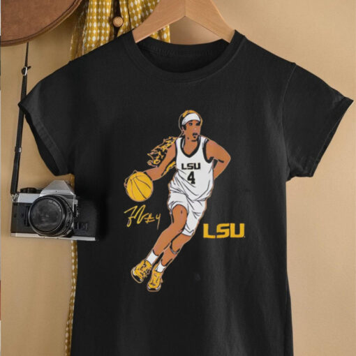 LSU Basketball Flau’jae Johnson superstar pose shirt