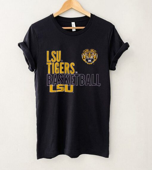 LSU Basketball_ Text Logo Overlay Shirt