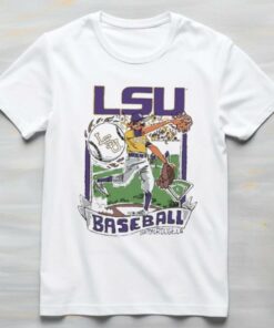 LSU Wonky Baseball Cards shirt