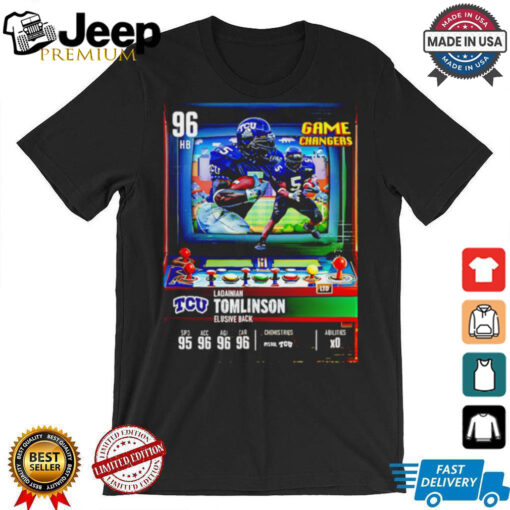 Ladainian Tomlinson Elusive Back TCU shirt