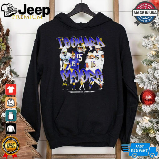 Leonard Moore Freshman all American shirt