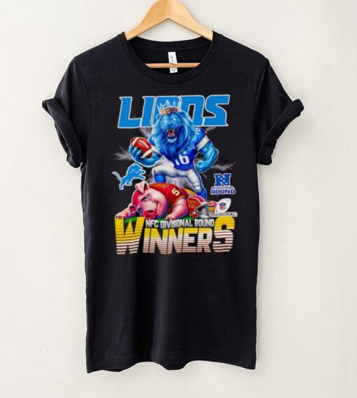 Lions NFC Divisional Round winners mascot shirt
