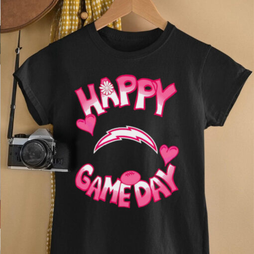 Los Angeles Chargers Happy Gameday Valentines Day shirt