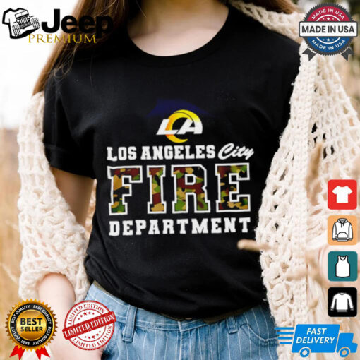 Los Angeles Rams Coach Sean McVay LAFD Camo Fire shirt