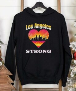 Los Angeles Strong Pray For La County Support California Tall shirt