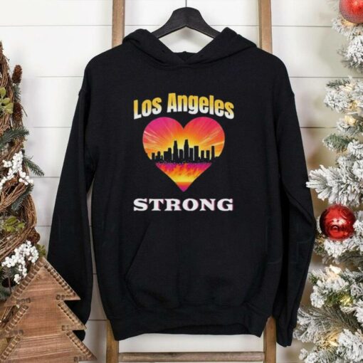 Los Angeles Strong Pray For La County Support California Tall shirt