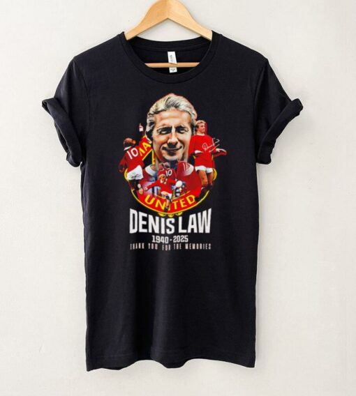Manchester United Tribute Hoodie For The Legendary Denis Law 1940 2025 shirt