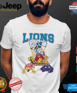 Mario Lions stomps on 49ers Chiefs Ravens shirt