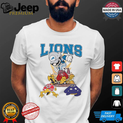 Mario Lions stomps on 49ers Chiefs Ravens shirt