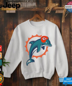 Miami Dolphins Chiefs helmet shirt