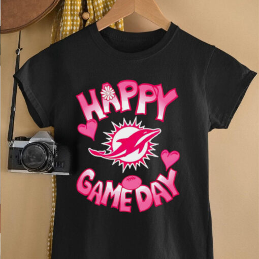 Miami Dolphins Happy Gameday Valentines Day shirt
