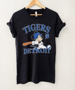Mickey Mouse Detroit Tigers baseball logo shirt