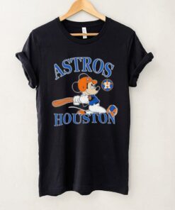 Mickey Mouse Houston Astros baseball logo shirt