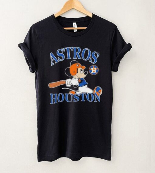Mickey Mouse Houston Astros baseball logo shirt