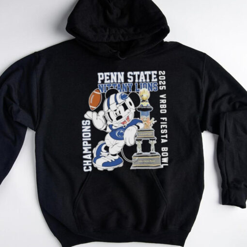 Mickey Mouse X Penn State Football 2025 Fiesta Bowl Champions Shirt