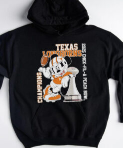 Mickey Mouse X Texas Longhorns 2025 Chick Fil A Peach Bowl Champions Shirt