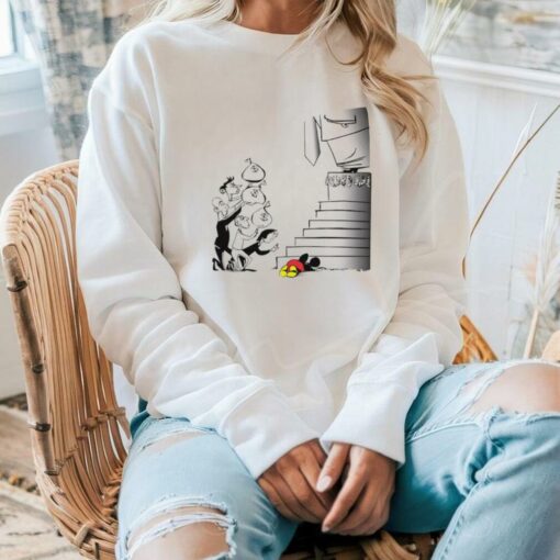 Mickey newspaper cartoon shirt