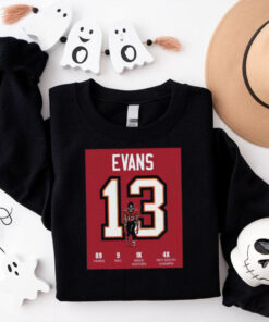 Mike Evans 89 Yards, 9 Rec, 1K Made History And 4X NFC South Champs Shirt